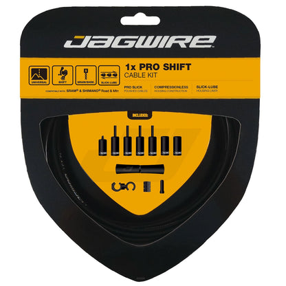 Kit de Cabos e Capas de Desviador JAGWIRE PRO SHIFT 1X Preto