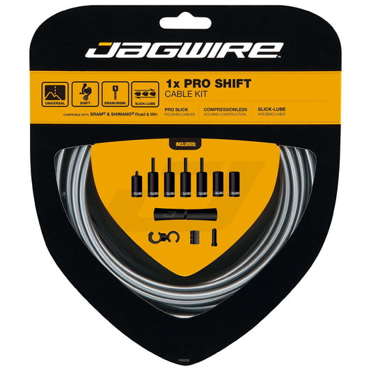 JAGWIRE PRO SHIFT 1X Kit de cabos e mangueiras de desviador Cinzento