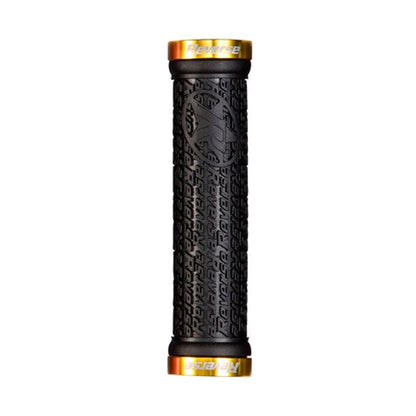 Grips REVERSE COMPONENTS STAMP Lock-On Ø 30mm Preto/Dourado