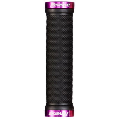 Punhos Lock-On CLASSIC da REVERSE COMPONENTS Preto/Violeta