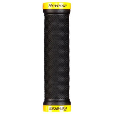 Grips REVERSE COMPONENTS CLASSIC Lock-On Preto/Amarelo