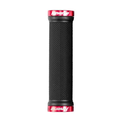Grips REVERSE COMPONENTS CLASSIC Lock-On Preto/Vermelho