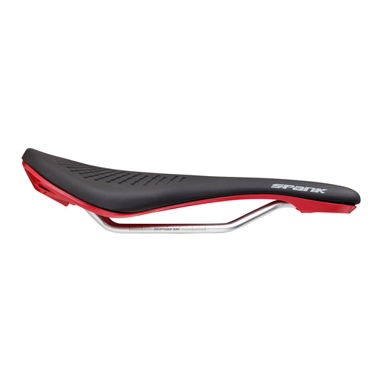 SPANK OOZY 220 144mm Selim CrN/Ti Rails Vermelho