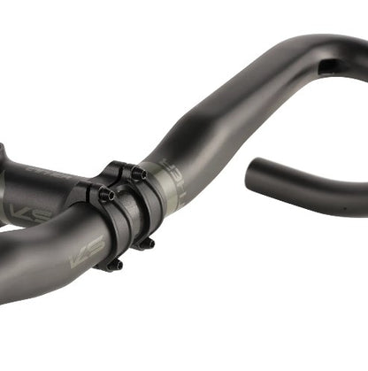 Guiador Gravel KS KIND SHOCK ETHER CARBONO Flare 18°