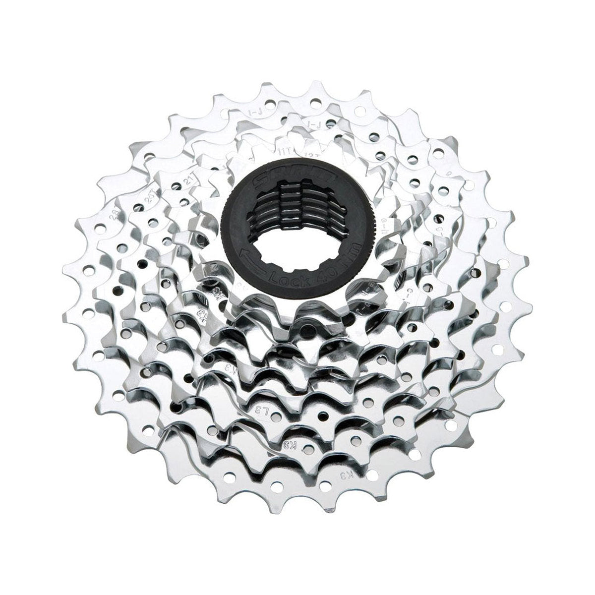 Cassete de 8 velocidades SRAM PG-850 – fotografia principal sobre fundo branco