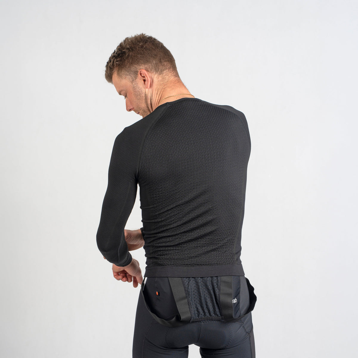 Camisola interior de manga comprida GRIPGRAB PACR WINTER SEAMLESS preta