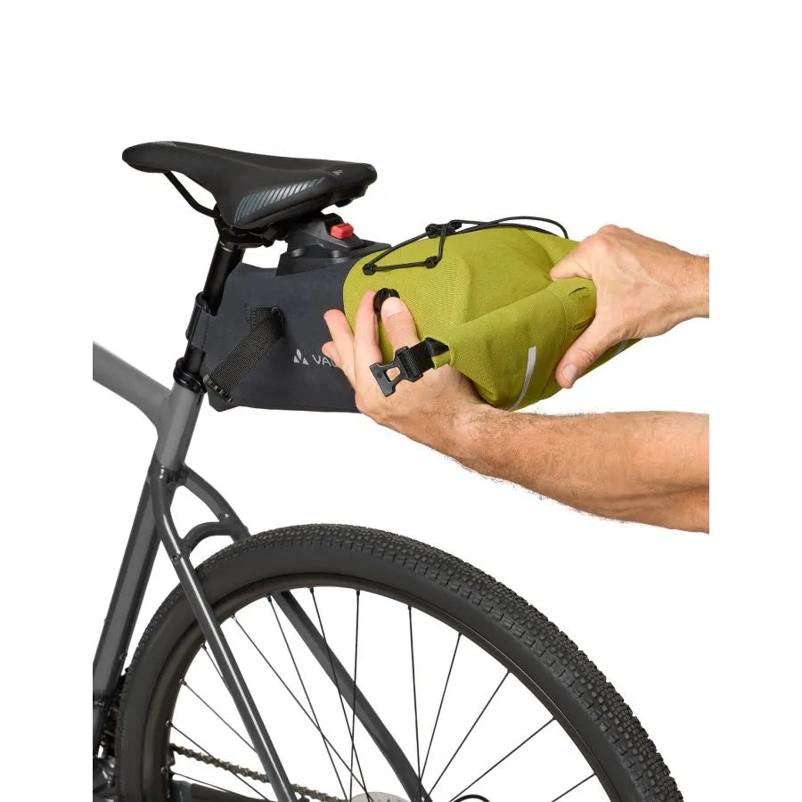 VAUDE TRAILSADDLE M 6 L Bolsa de selim preta/verde