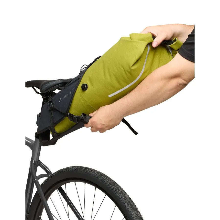 VAUDE TRAILSADDLE CAGE 15 L Saco de selim Preto/Verde