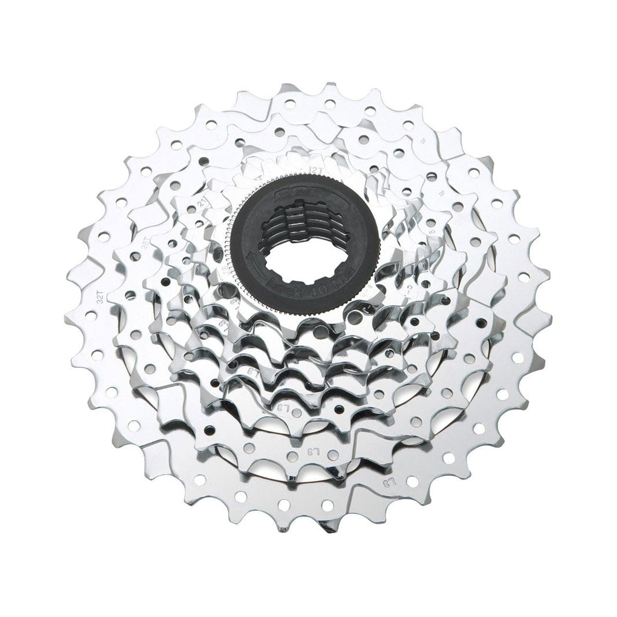 Cassete de 8 velocidades SRAM PG-830 – fotografia principal sobre fundo branco