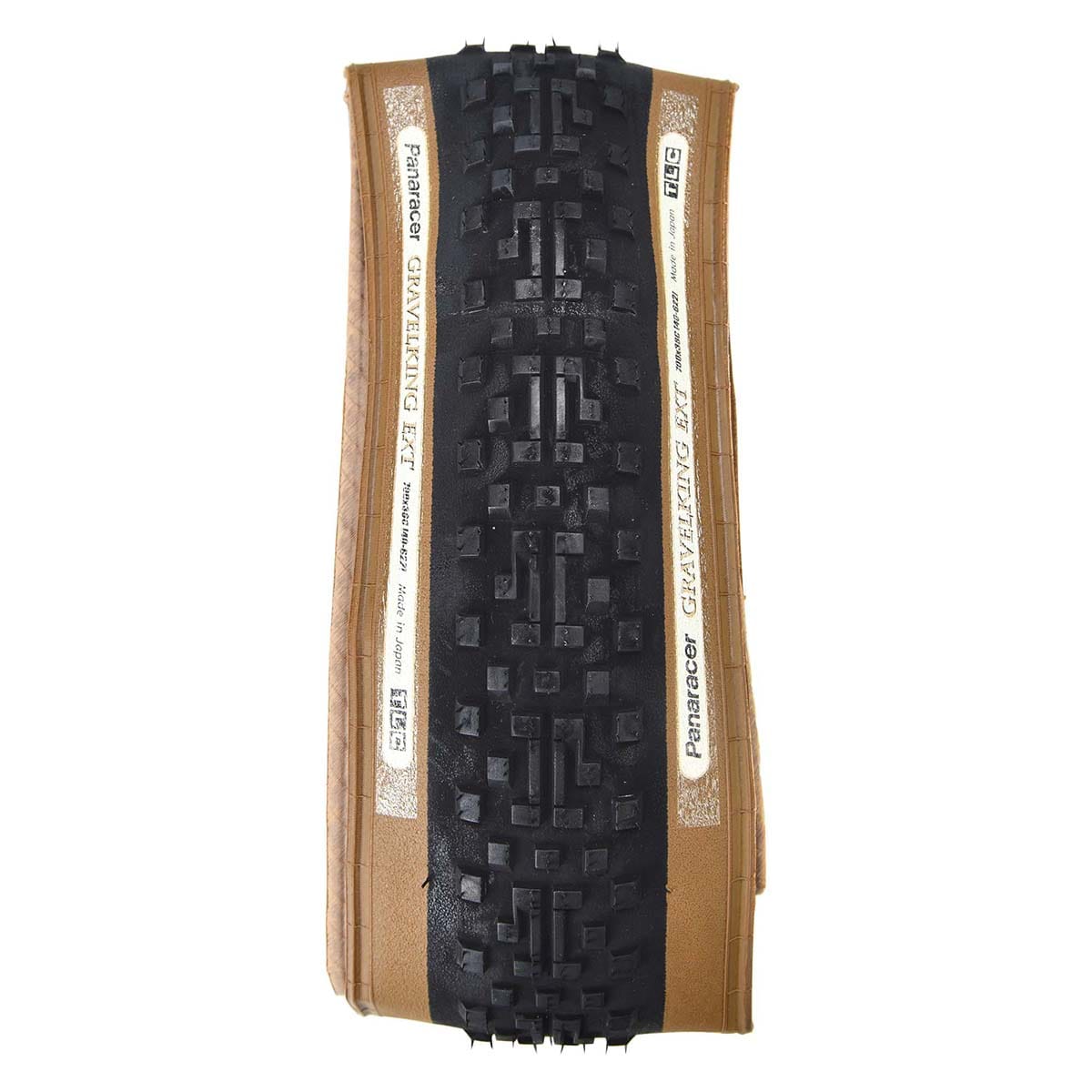 Pneu PANARACER GRAVELKING EXT+ 700x35c Tubeless Ready Castanho