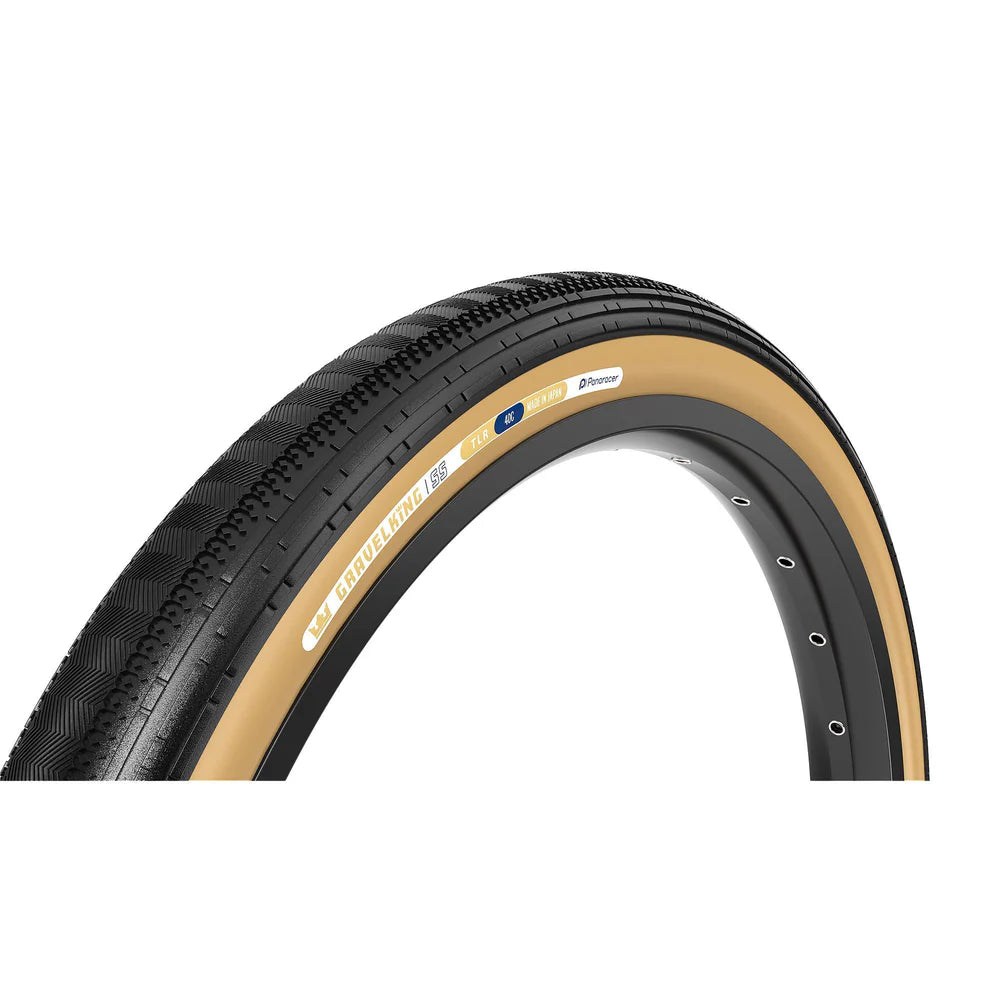 Pneu PANARACER GRAVELKING SEMISLICK TLR 700x45c Tubeless Ready Beige