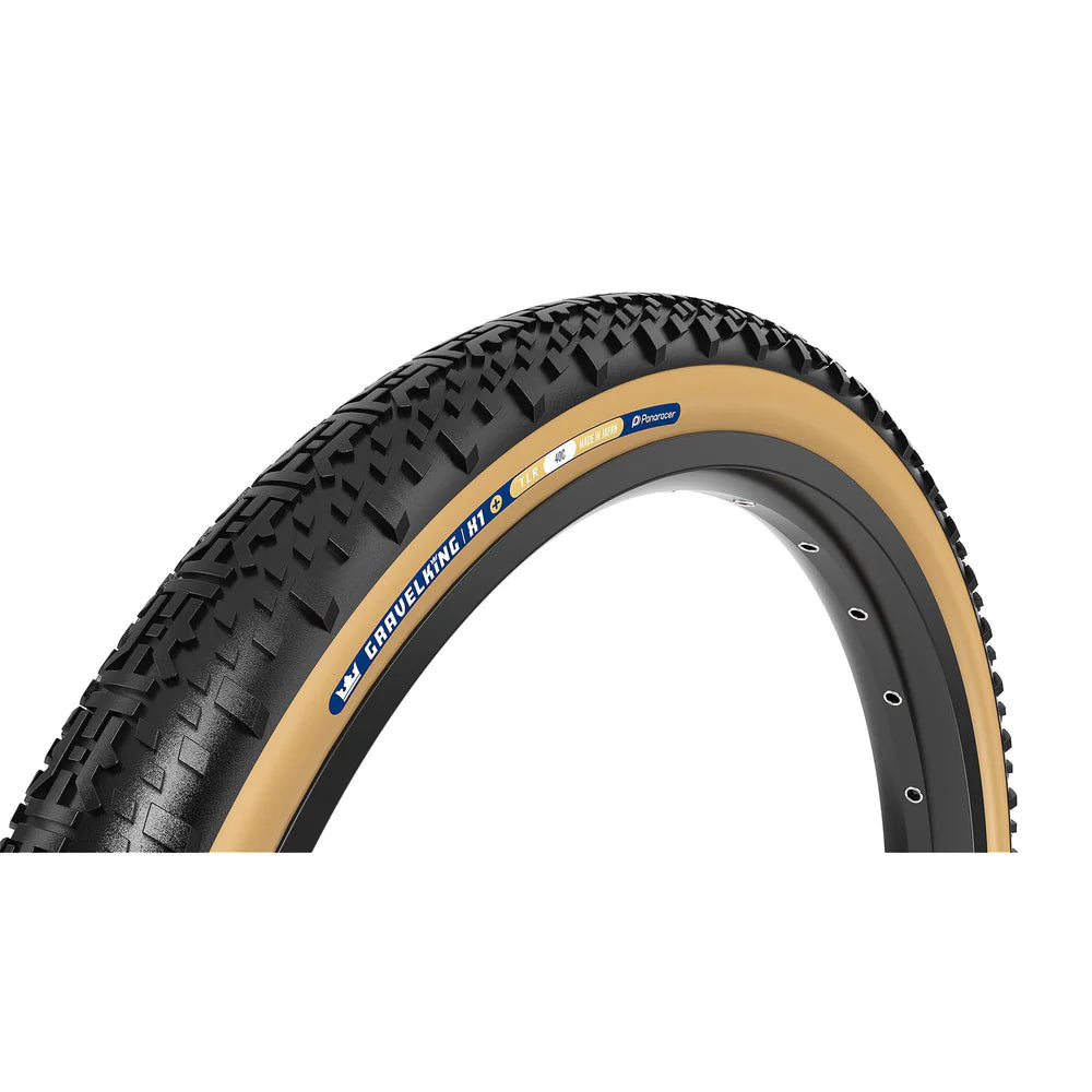 Pneu PANARACER GRAVELKING X1+ TLR 700x35c Tubeless Ready Castanho