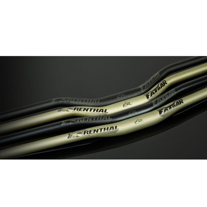 Guiador RENTHAL V3 FATBAR Rise 20mm 800mm Dourado