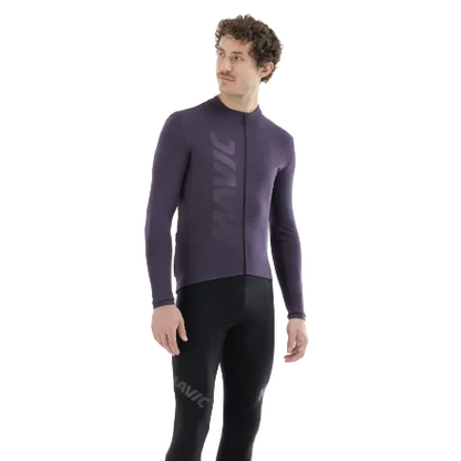 Camisola MAVIC AKSIUM THERMO de mangas compridas roxa