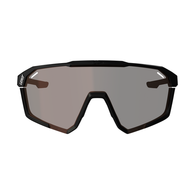 LEATT SPEEDVIZ PRO Satin Black Glasses Silver Iriz Photochromic Lens