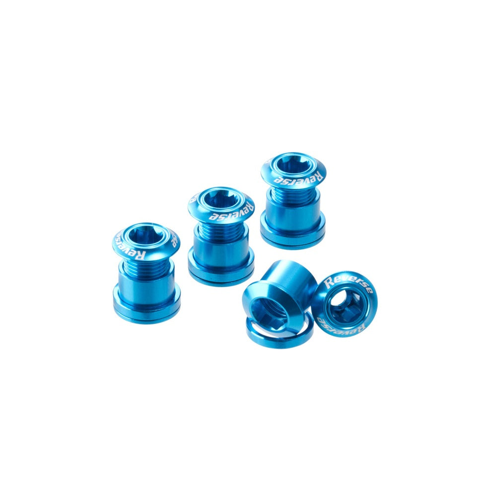 Conjunto de 4 parafusos para chaminés REVERSE COMPONENTS azul claro