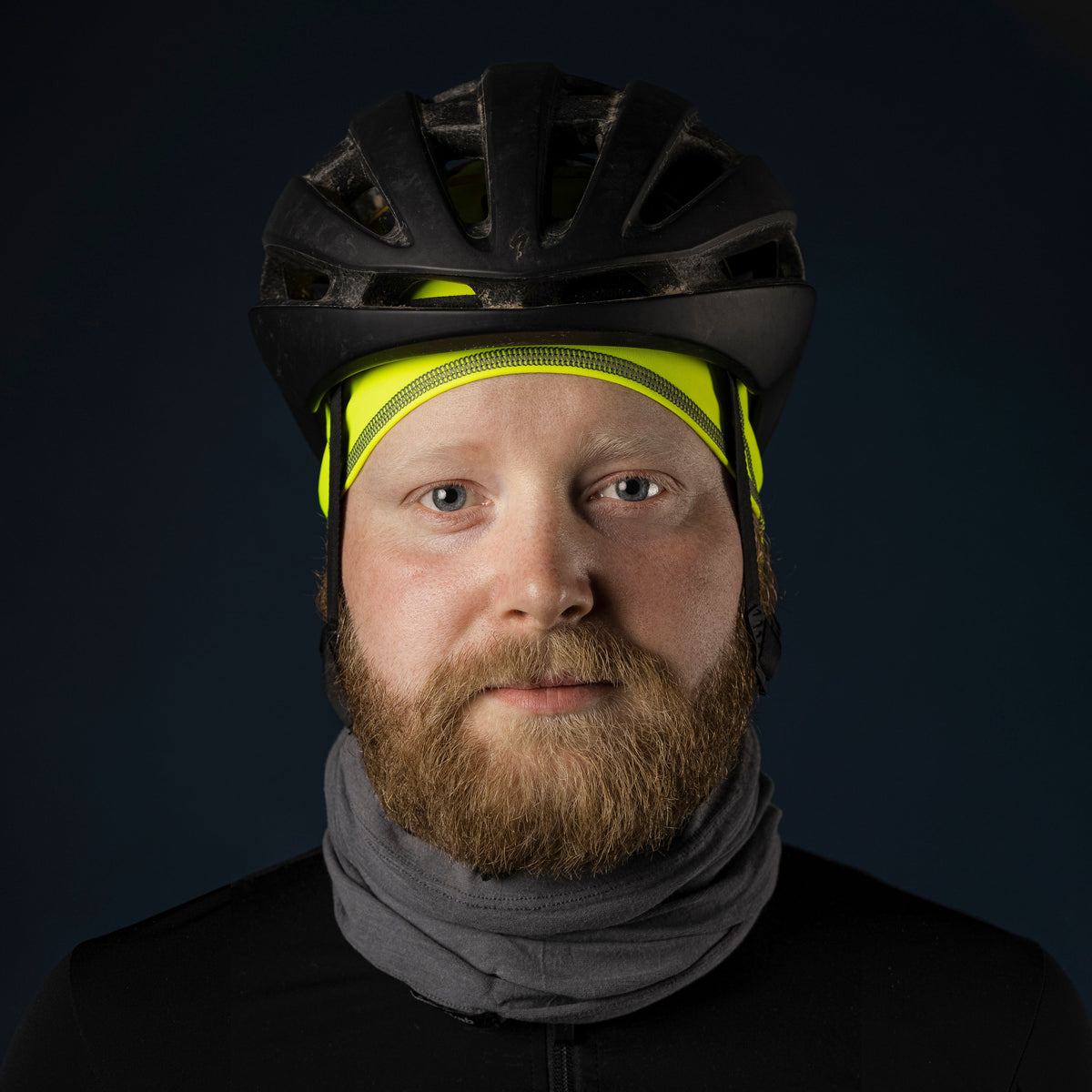 Gorro para usar sob o capacete GRIPGRAB THERMO HI-VIS SPRING AUTUMN amarelo