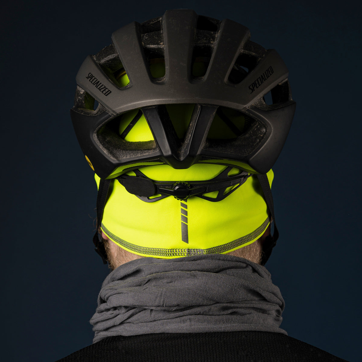 Gorro para usar sob o capacete GRIPGRAB THERMO HI-VIS SPRING AUTUMN amarelo