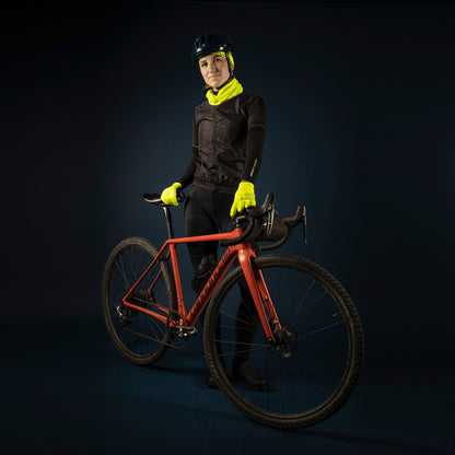Gorro para usar sob o capacete GRIPGRAB THERMO HI-VIS SPRING AUTUMN amarelo