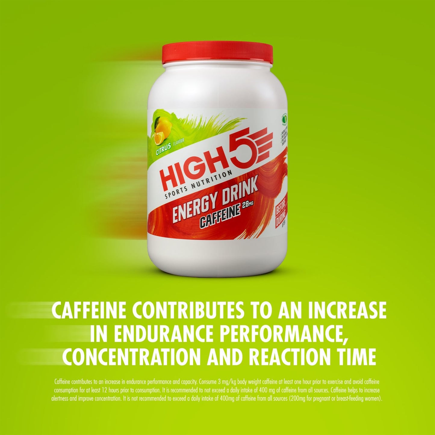Bebida energética HIGH5 ENERGY DRINK CAFEÍNA (2,2 kg) Limão