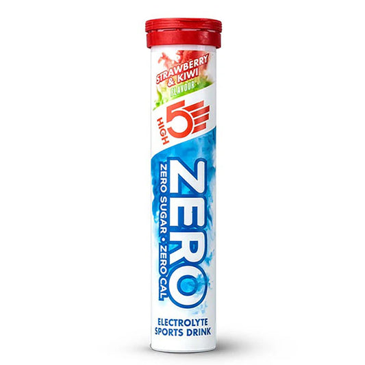 Boisson Anticrampe HIGH5 ZERO Tubo de 20 pastilhas de morango e kiwi
