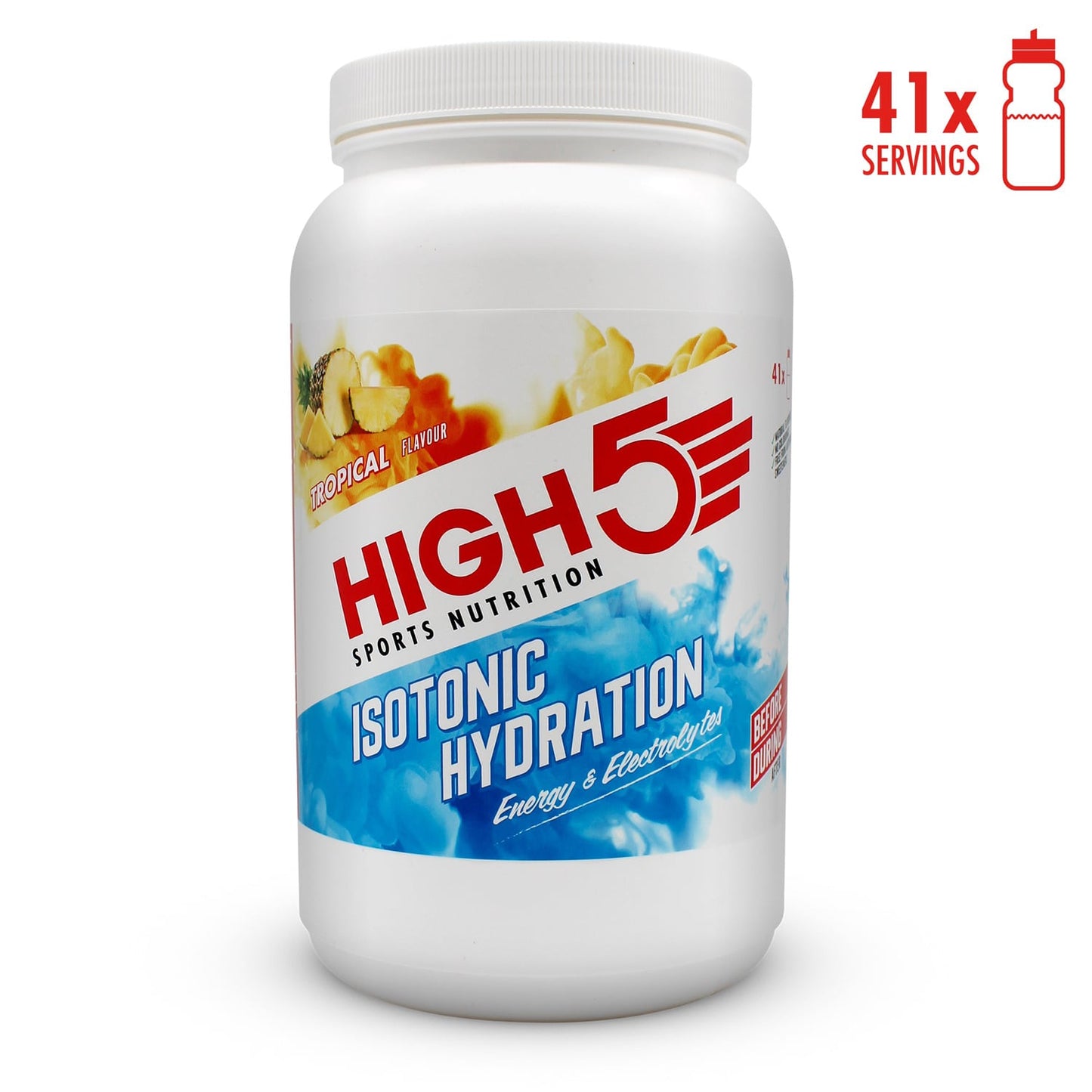 Bebida energética HIGH5 ISOTONIC (1.23kg) Tropical