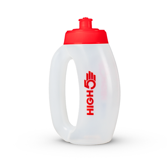 HIGH5 RUN BOTTLE Garrafa de água transparente