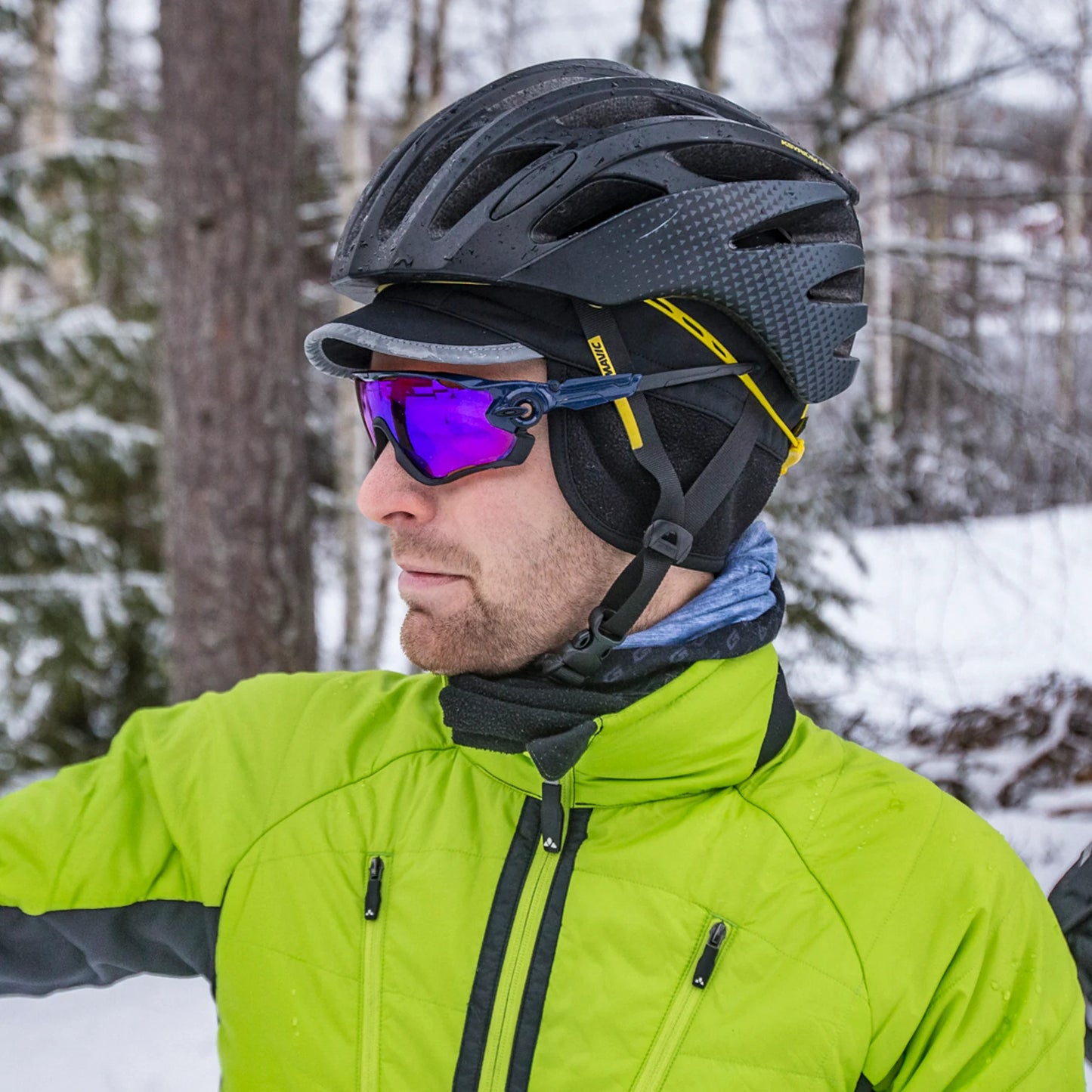 Boné de inverno GRIPGRAB BELGIAN STYLE THERMAL WINDPROOF WINTER Preto