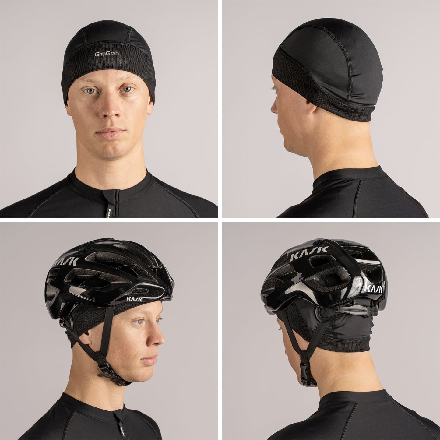 GRIPGRAB UPF 50+ Underhelmet Preto