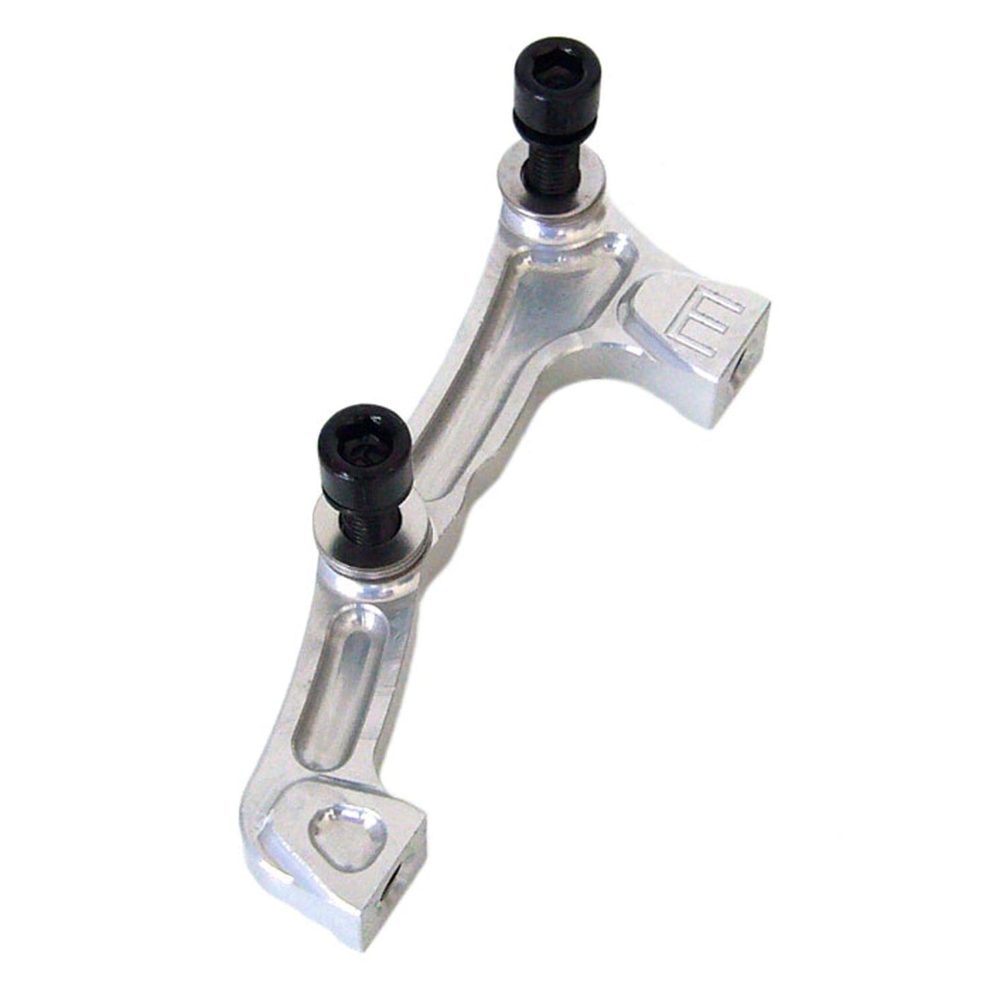 Adaptador de pinça dianteira PM / IS FOX 40 HOPE 203 mm Disco #HBME Prata