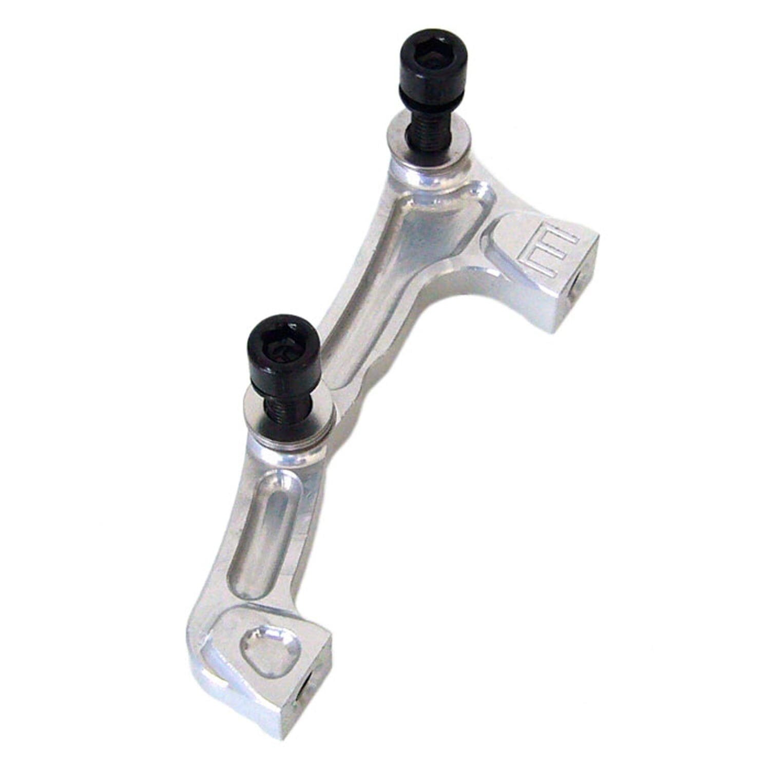 Adaptador de pinça dianteira PM / IS FOX 40 HOPE 203 mm Disco #HBME Prata