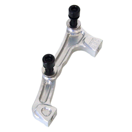 Adaptador de pinça dianteira PM / IS FOX 40 HOPE 203 mm Disco #HBME Prata