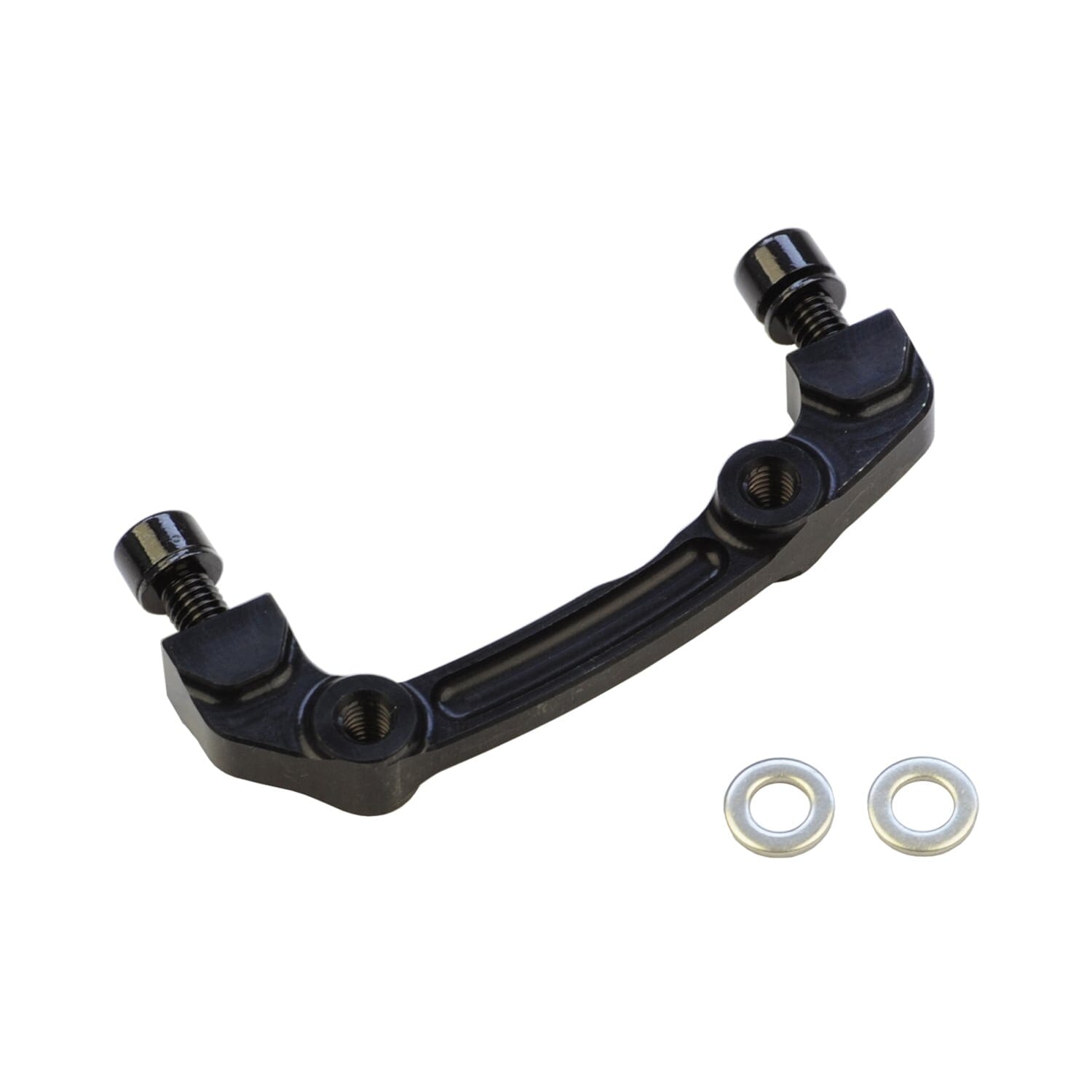 Adaptador de pinça dianteira / traseira PM / IS HOPE (Frente 180mm / Traseira 160mm) #HBMF Preto