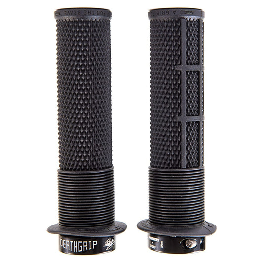 Grips DMR DEATHGRIP Flange Médio Lock-on Preto