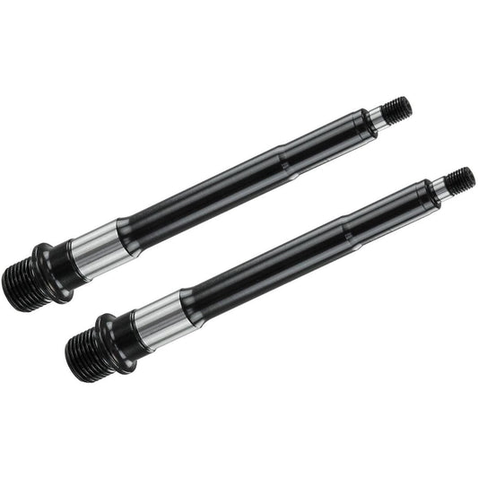 Par de eixos de pedais pretos DMR Vault