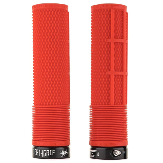 Punhos DMR DEATHGRIP Grande Lock-on Vermelho