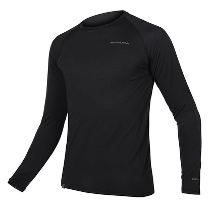 Roupa Interior ENDURA BAABAA BLEND Mangas Compridas Preto