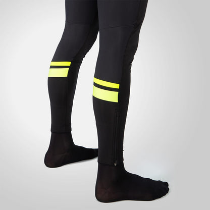 Culote Longo com Alças ENDURA WINDCHILL Preto/Amarelo