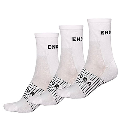 Meias ENDURA COOLMAX 3 Pares Branco