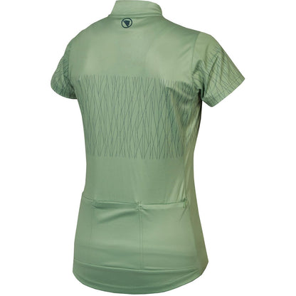 Camisola ENDURA HUMMVEE RAY Feminina Mangas Curtas Verde