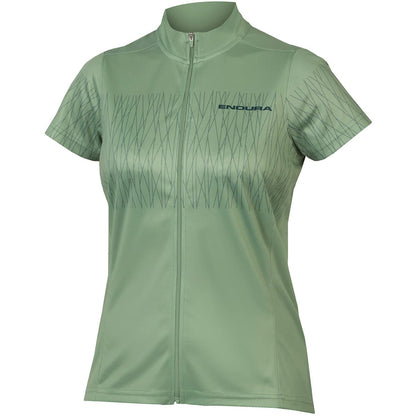 Camisola ENDURA HUMMVEE RAY Feminina Mangas Curtas Verde