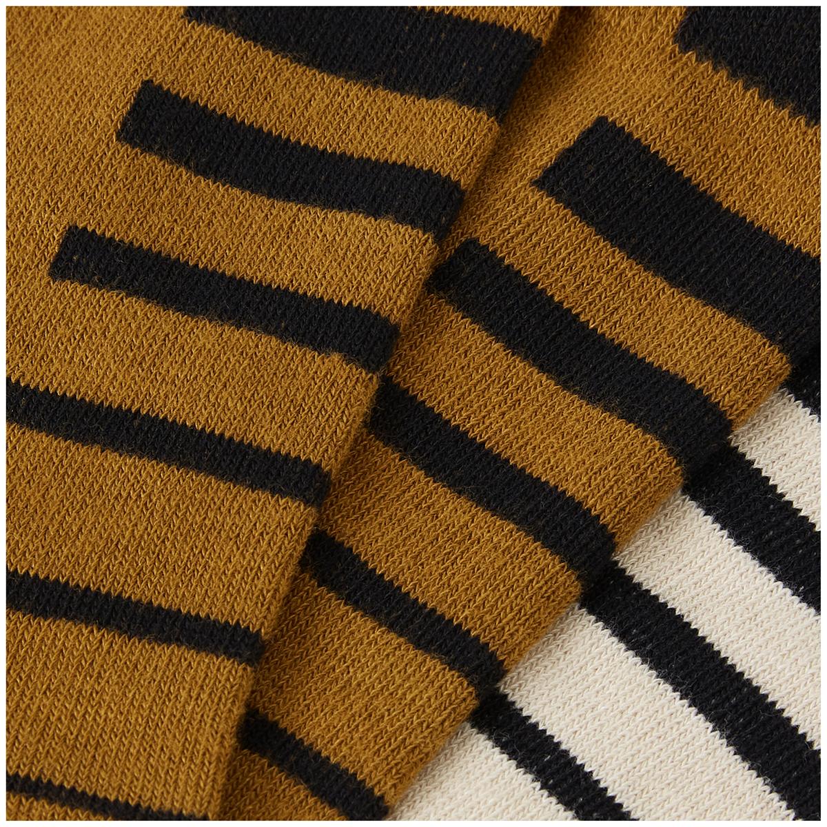 Meias ENDURA COOLMAX STRIPE 2-Paires Bronze/Vermelho