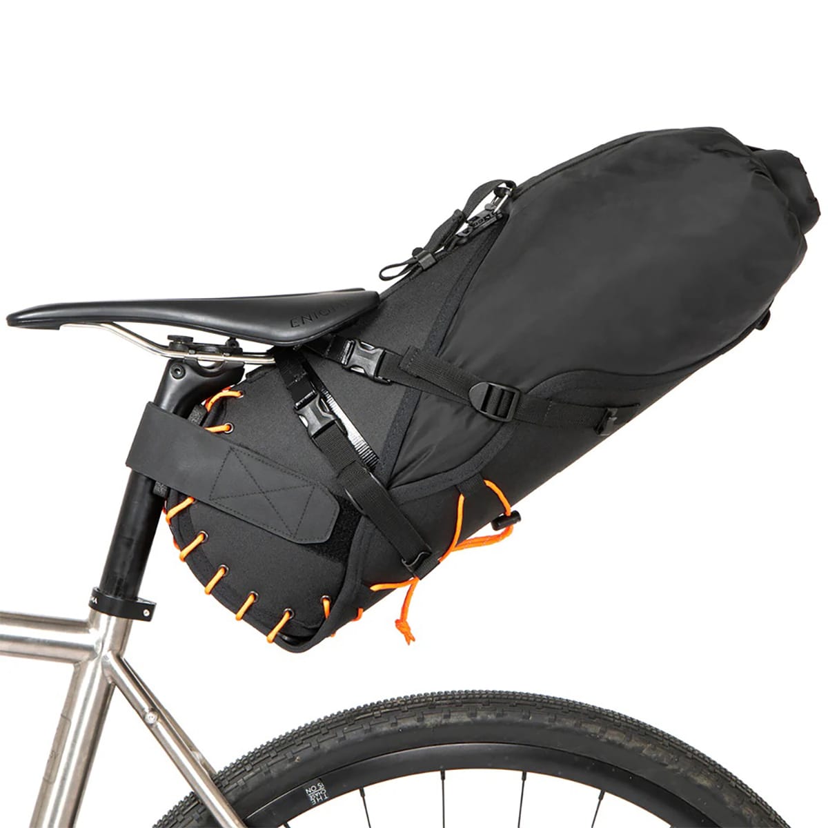 RESTRAP SADDLE BAG 18 L Laranja + DRY BAG Preto