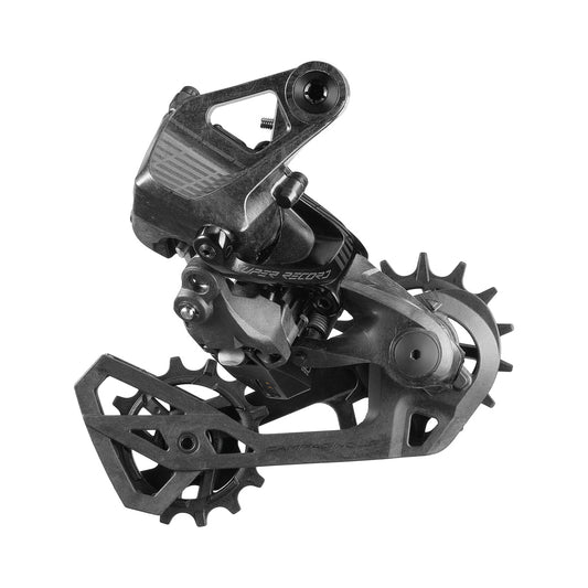 Desviador traseiro CAMPAGNOLO SUPER RECORD ALL ROAD / ROAD com embraiagem, 1/2x13 velocidades – vista do produto sobre fundo branco
