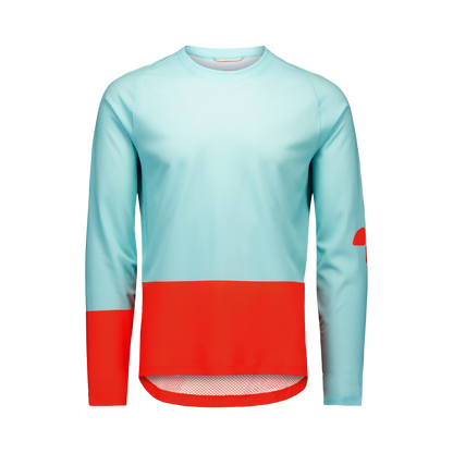 Maillot POC MOTION AIR Mangas Longas Azul/Laranja