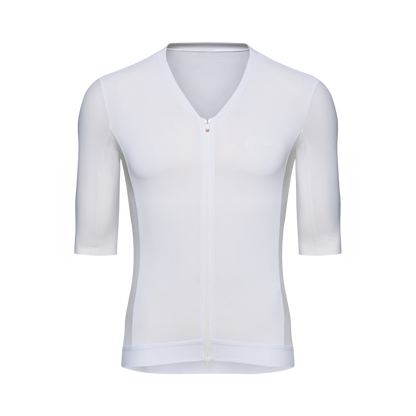 Maillot POC RACEDAY Mangas Curtas Branco