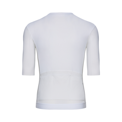 Maillot POC RACEDAY Mangas Curtas Branco