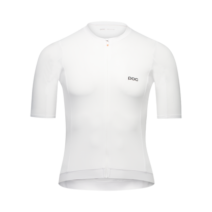 Maillot POC CADENCE Mangas Curtas Branco