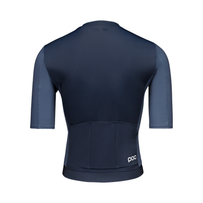 Maillot POC CADENCE Mangas Curtas Azul-Marinho