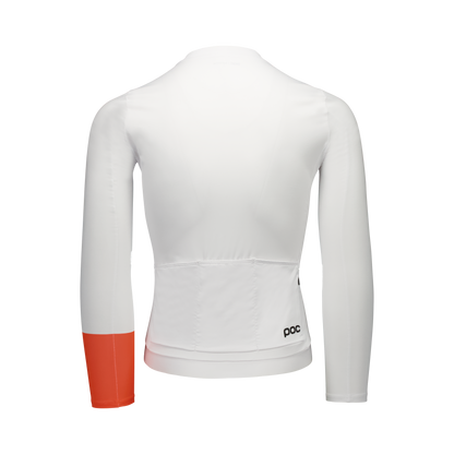 Maillot POC CADENCE Mangas Compridas Branco